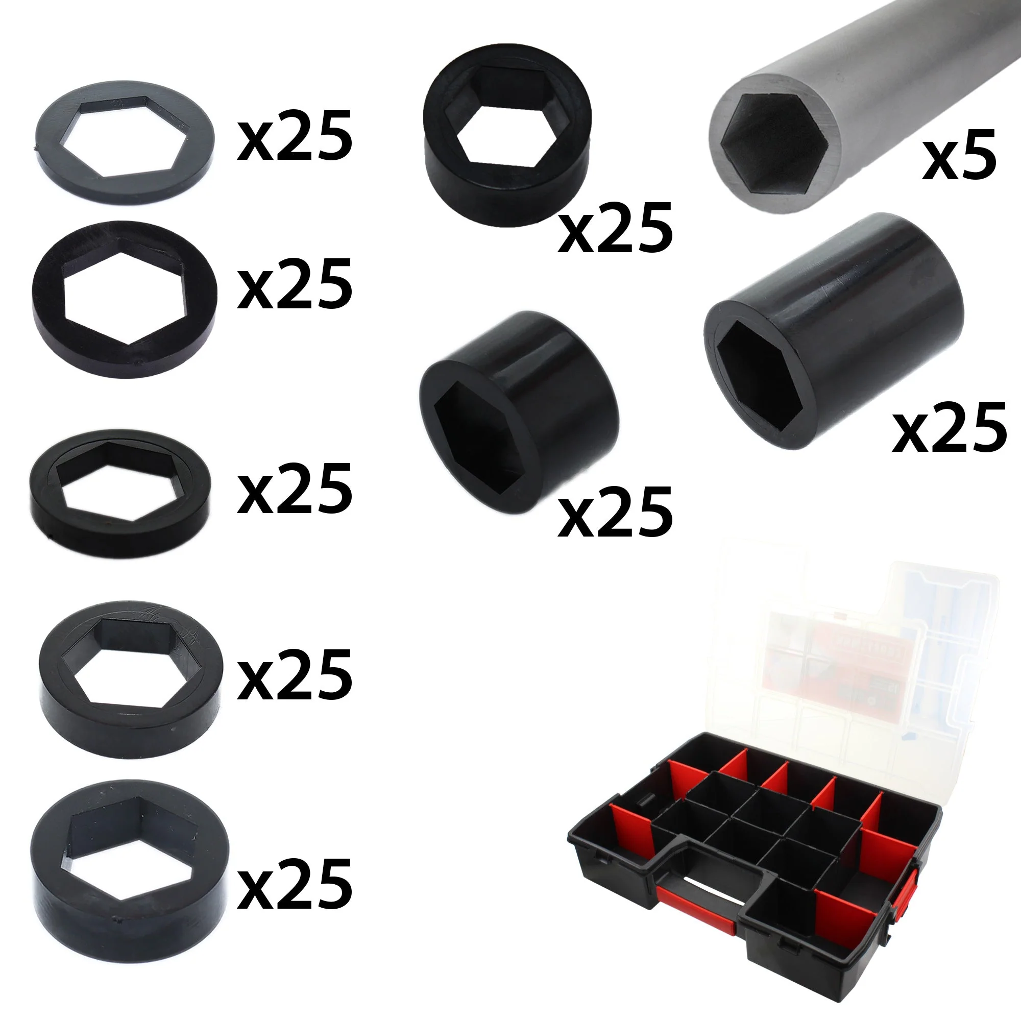 1/2 in. Hex Spacer Kit