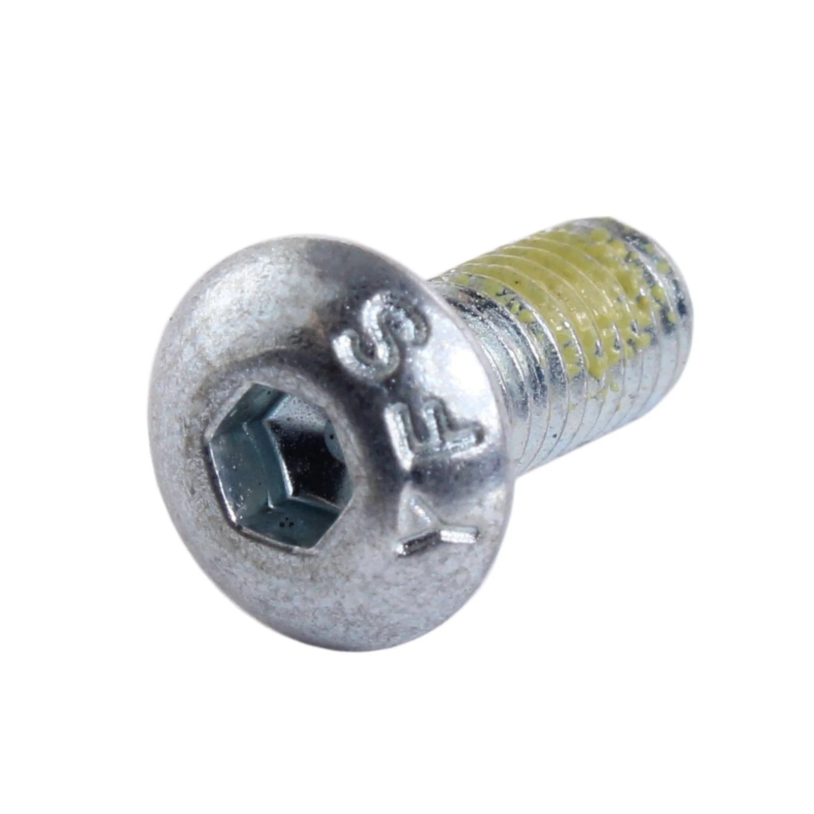 10-32 x 0.5 in. Button Head Cap Screw with Nylon Patch