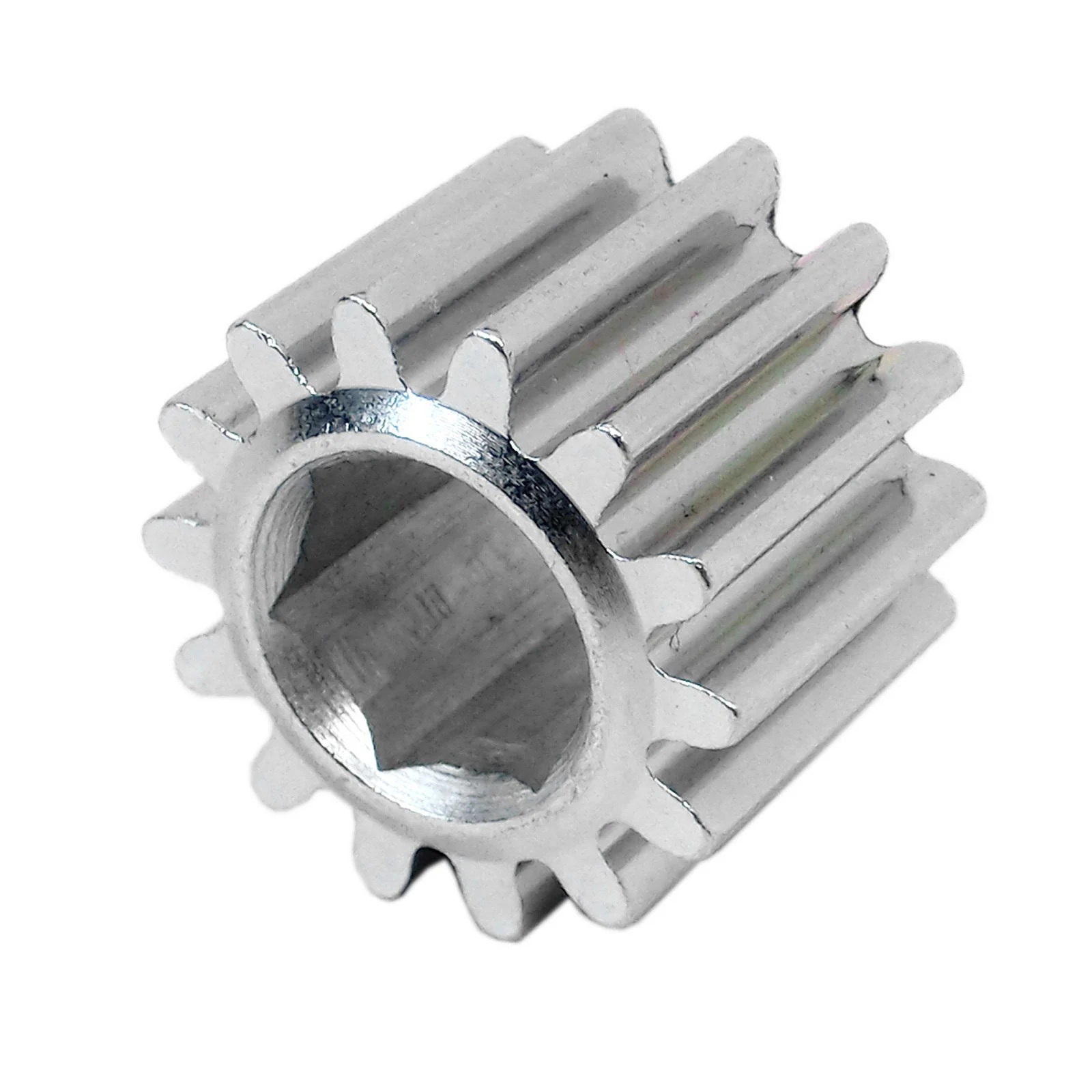 14 Tooth 20 DP 0.375 in. Hex Bore Steel Gear, 0.6 in. width