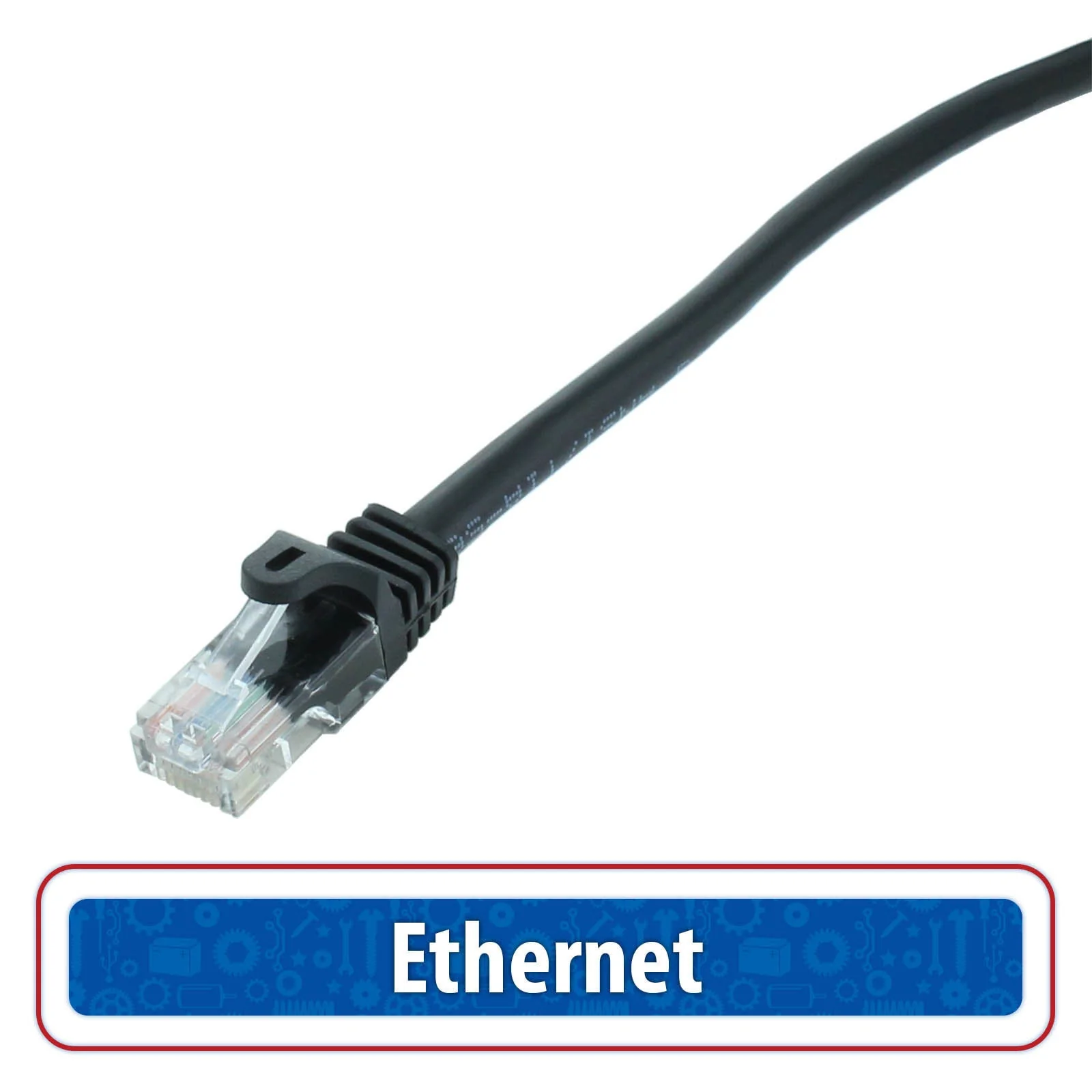 5 ft. Black Ethernet Cable - Image 2