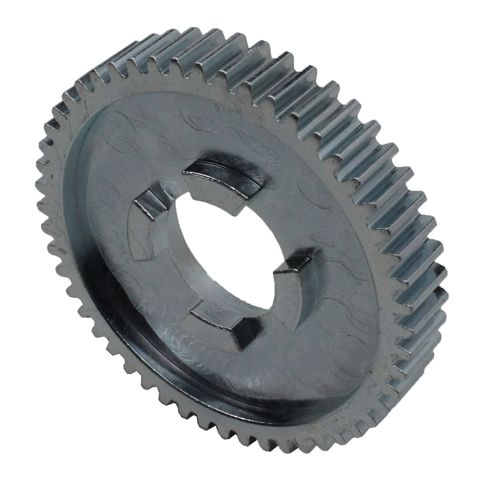 52 Tooth 20 DP 0.875 in. Round Bore Steel Dog Pattern Gear