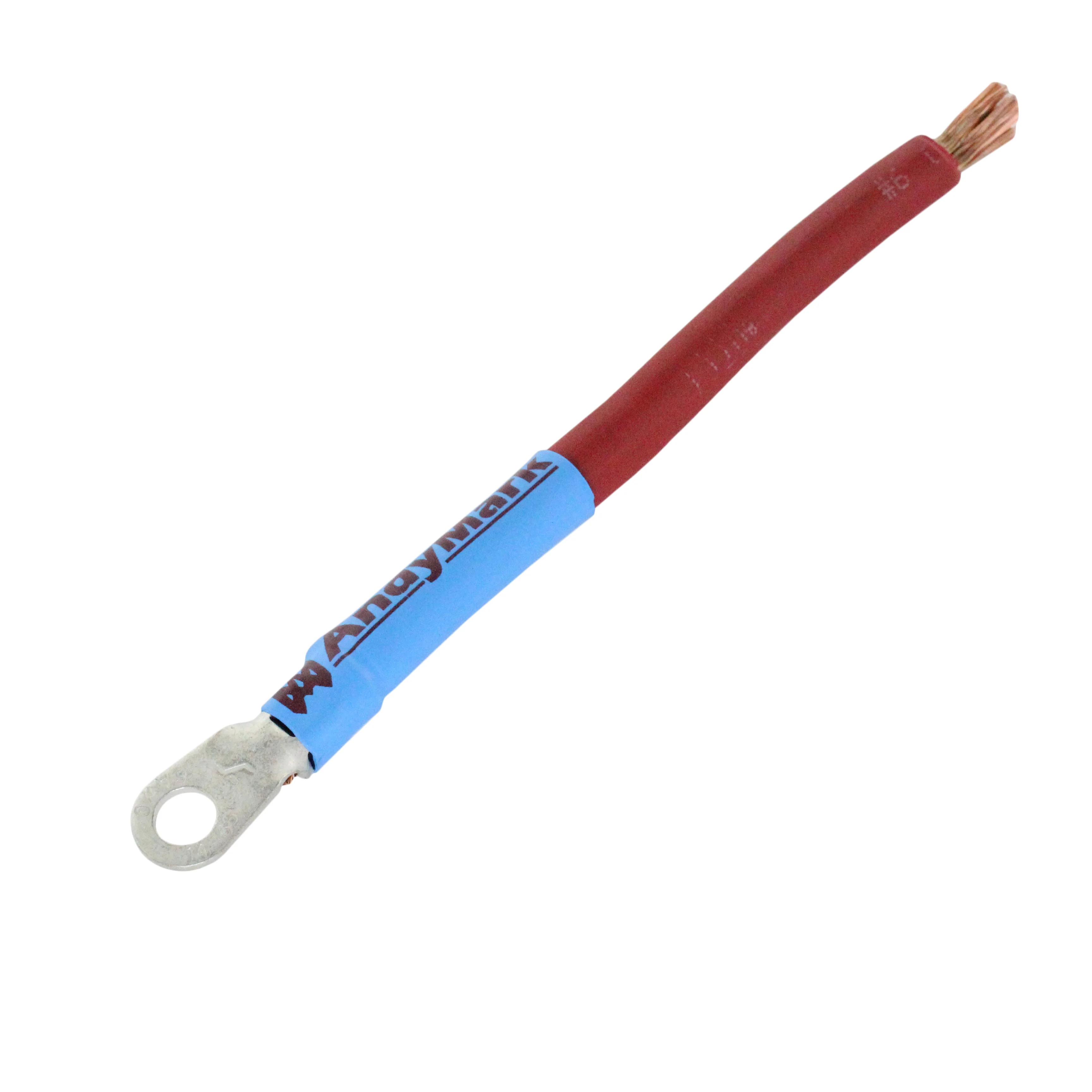 5 in. 6 AWG Red Power Wire