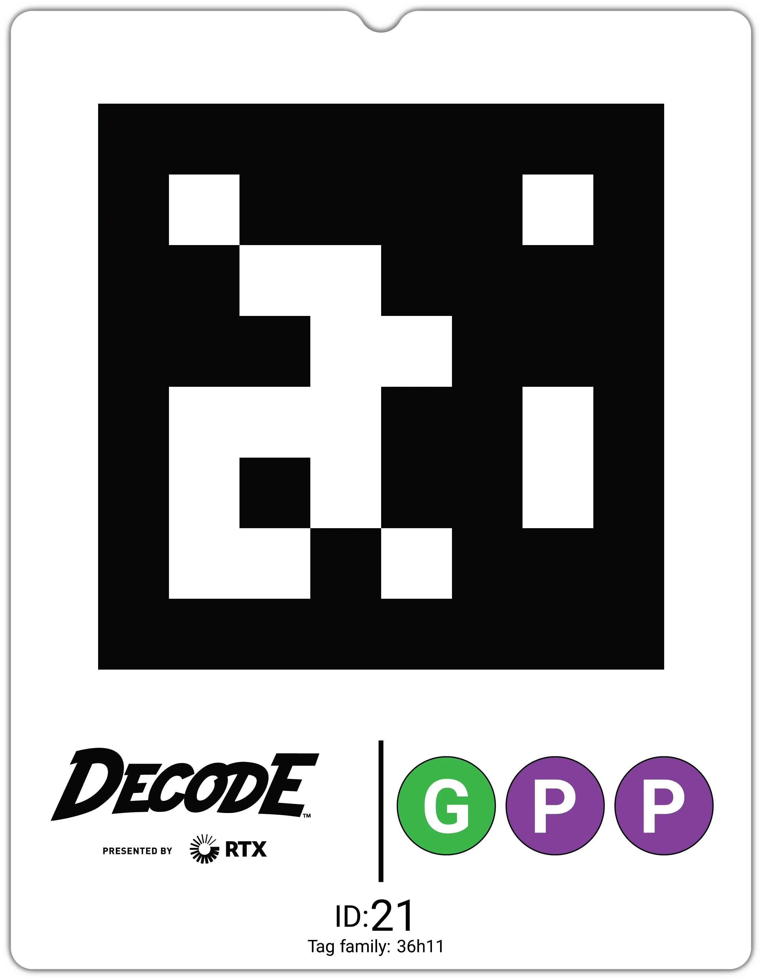 DECODE⢠AprilTag Stickers - Image 4