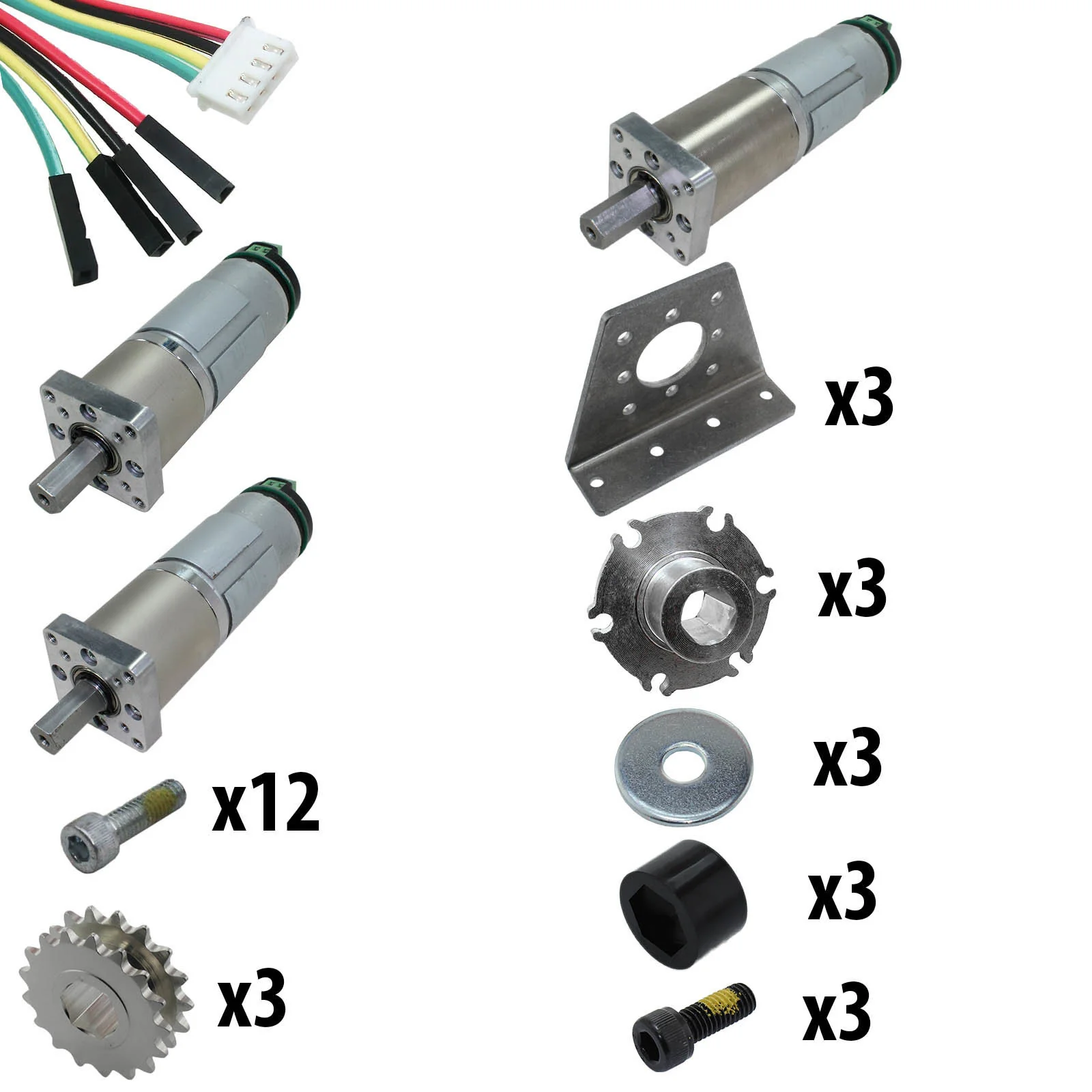 Hex Planetary Gearmotor Kit