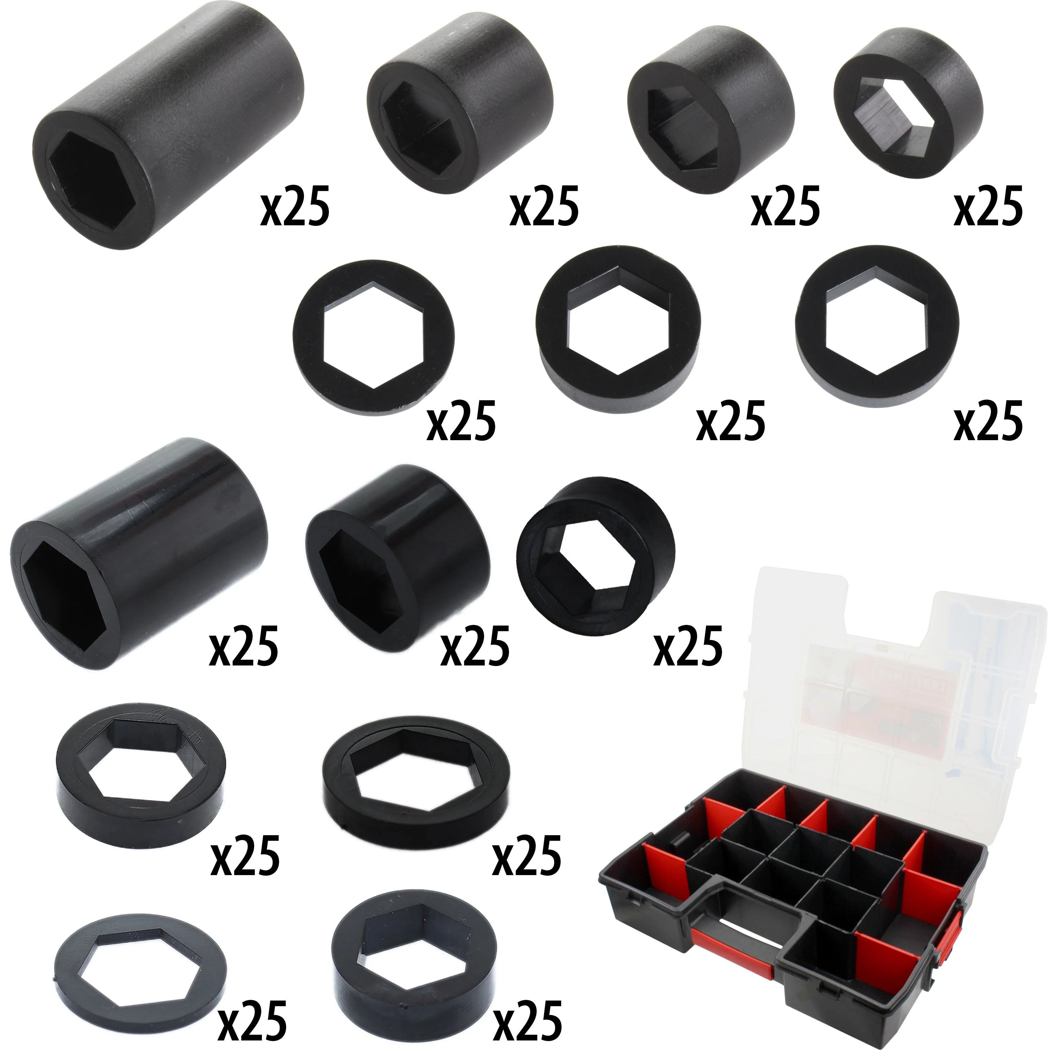 1/2 in. and 3/8 in. Hex Spacer Kit