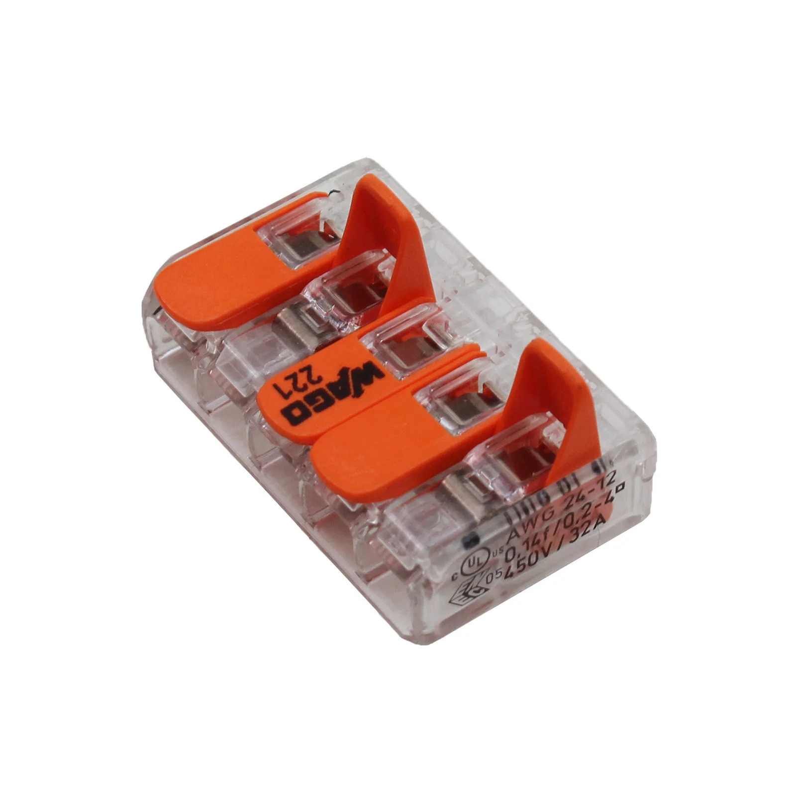 WAGO 221 Series LEVER-NUTS Compact Splice Connectors - Image 3